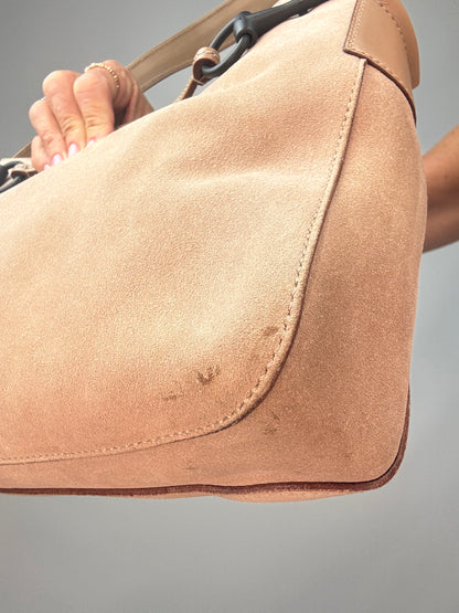 Gucci  Suede Horsebit Hobo