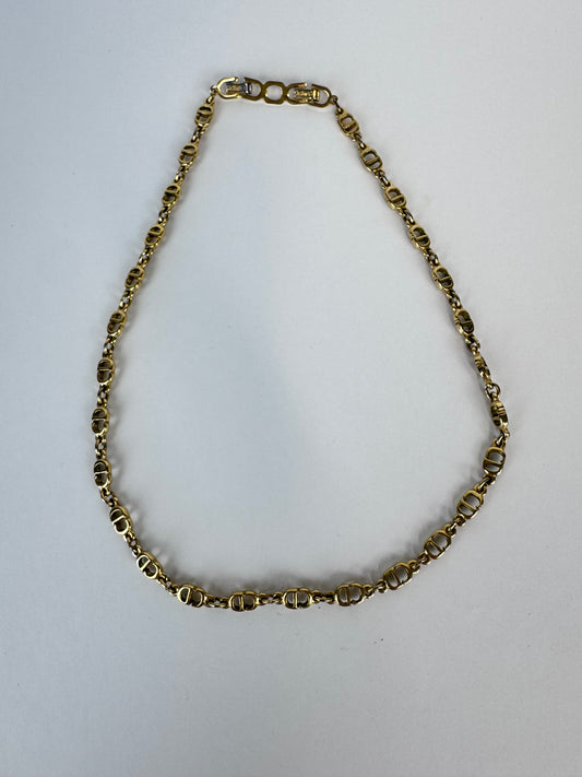 Dior Vintage CD Choker Necklace