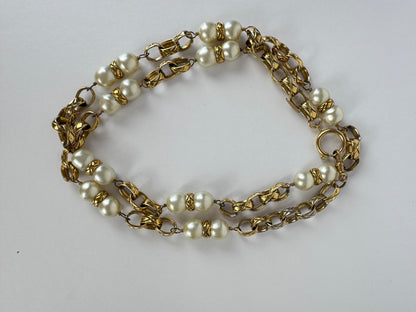Chanel Rare  Bijoux Pearl Chain Necklace