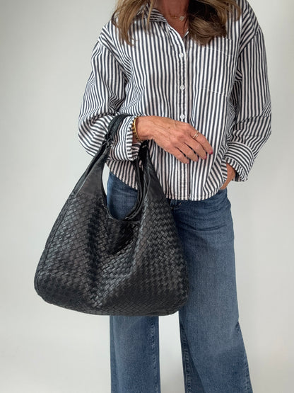 Bottega Veneta Intrecciato Campana Hobo Bag