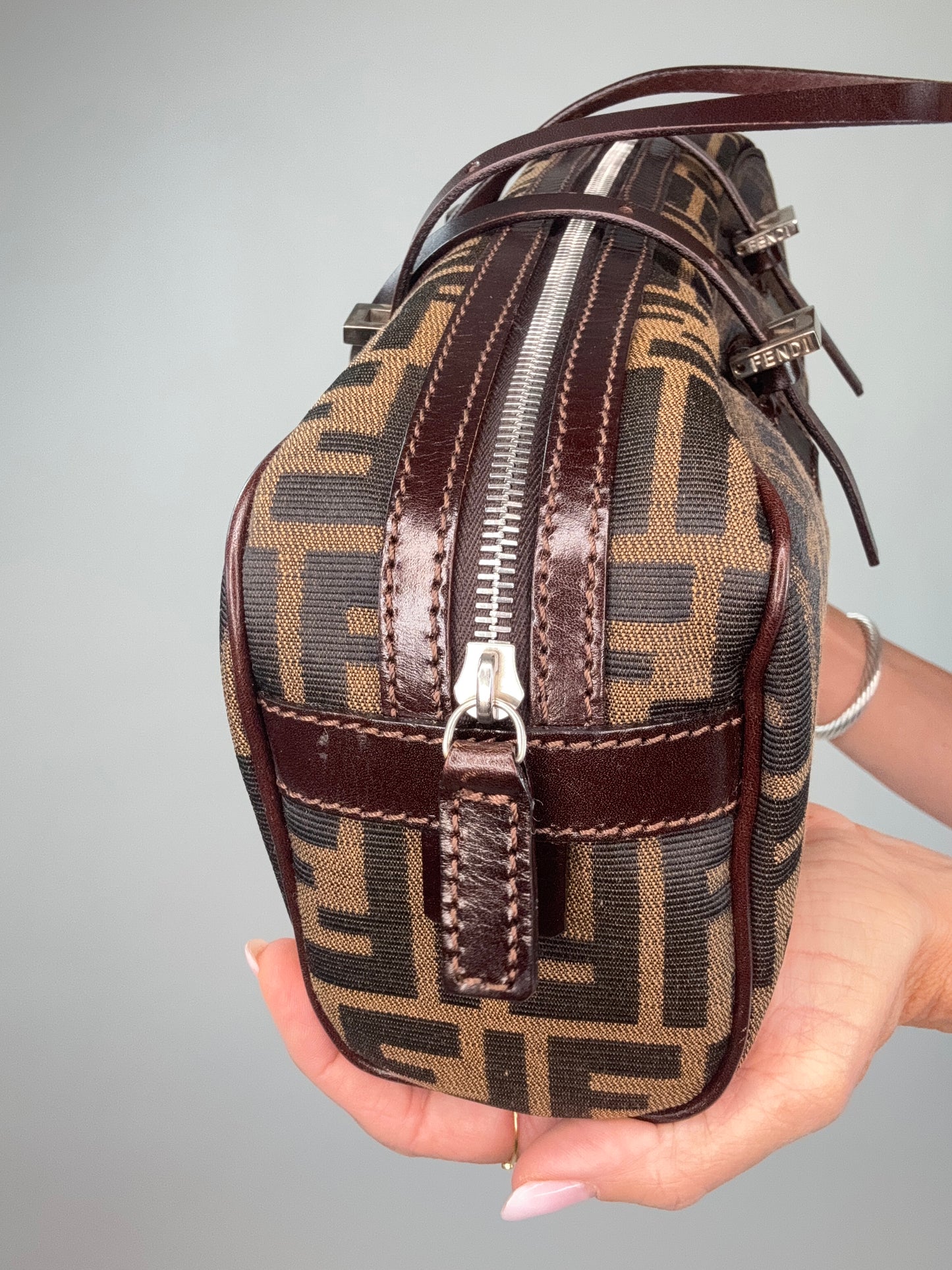 Fendi Zucca Vintage  Rare East West Bag
