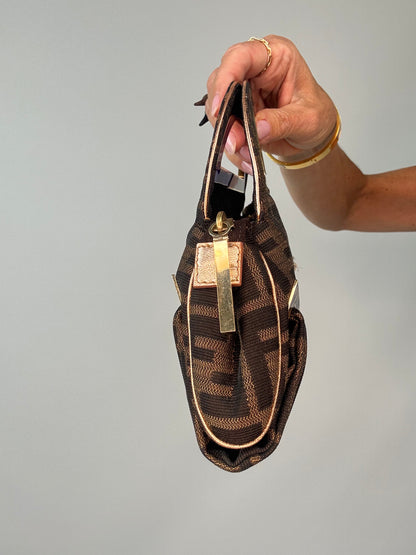 Fendi Rare Smile Zucca Clutch