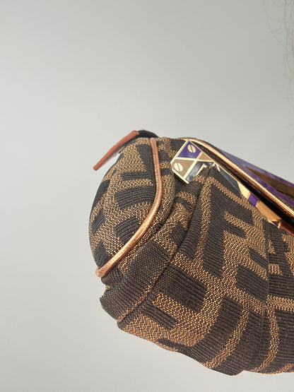 Fendi Rare Smile Zucca Clutch