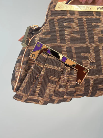 Fendi Rare Smile Zucca Clutch