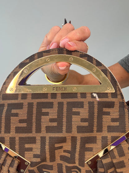 Fendi Rare Smile Zucca Clutch
