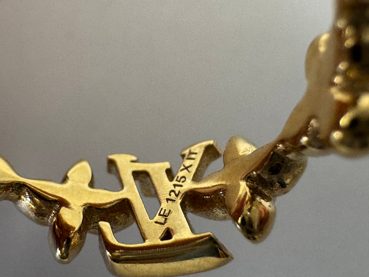 Louis Vuitton Flower Full Ring — Gold