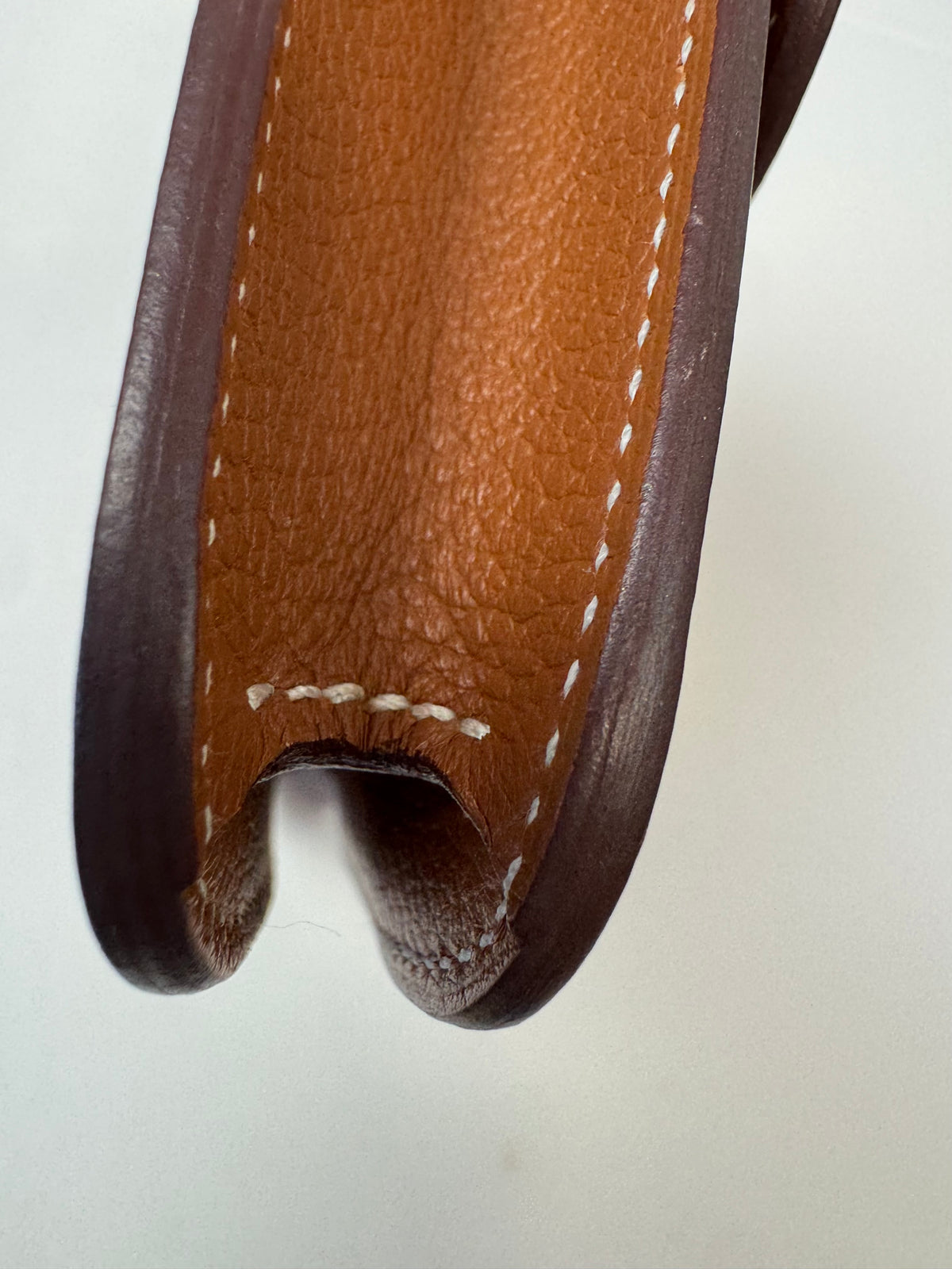 Hermès Constance Slim Belt Wallet — Gold Leather with Gold Hardware