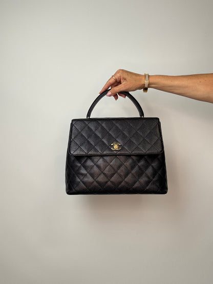Chanel Vintage Caviar Kelly
