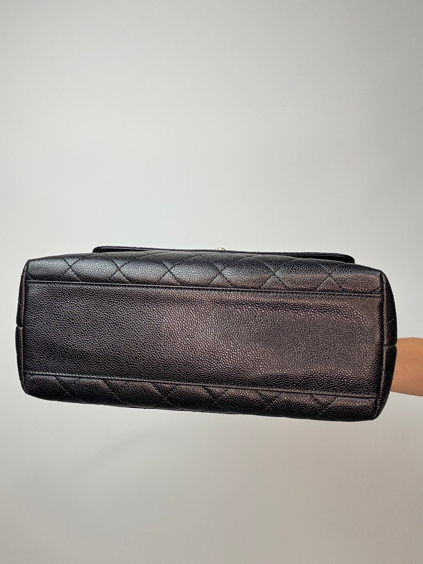 Chanel Vintage Caviar Kelly