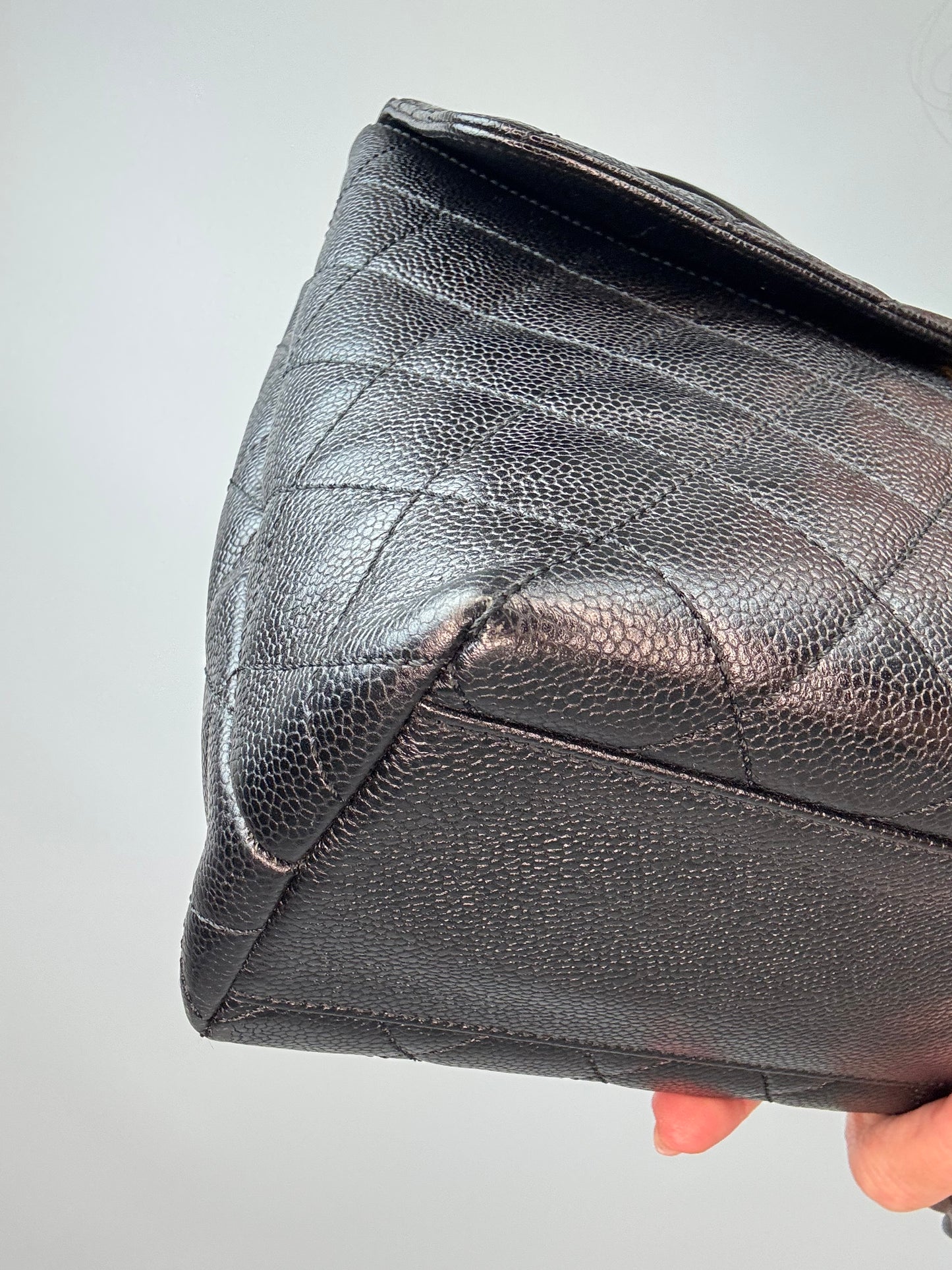Chanel Vintage Caviar Kelly