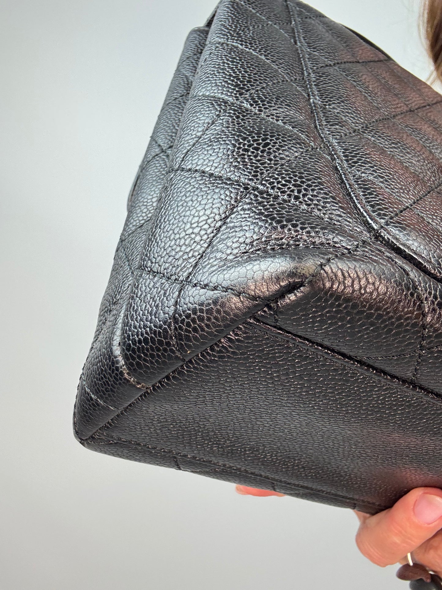 Chanel Vintage Caviar Kelly