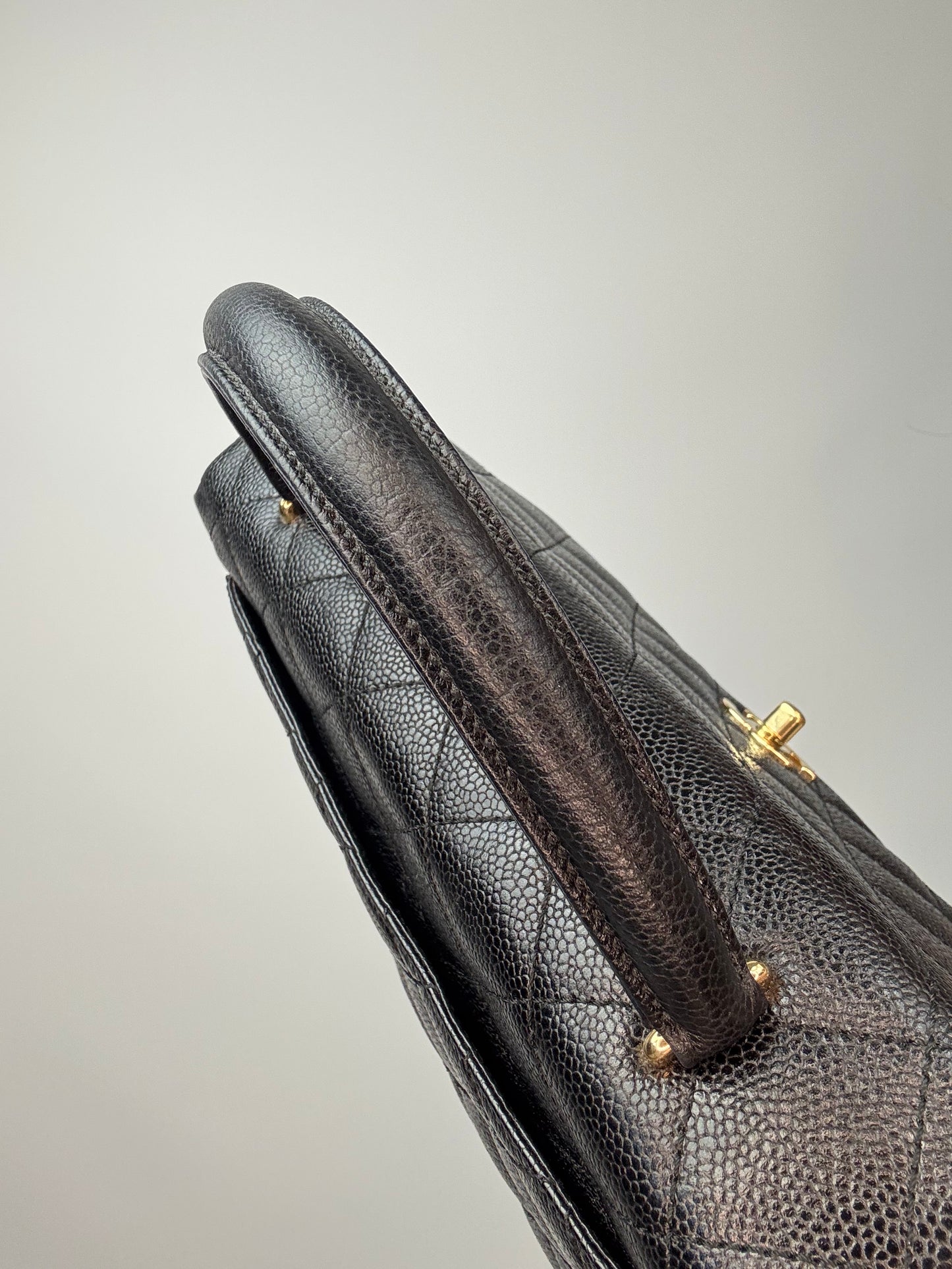 Chanel Vintage Caviar Kelly