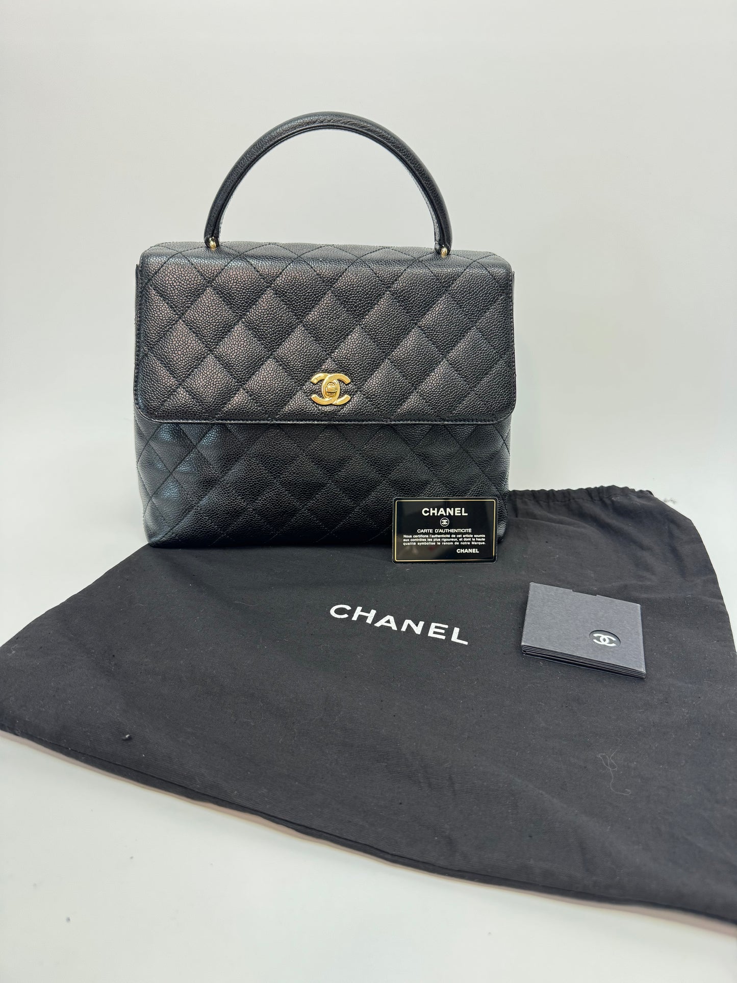 Chanel Vintage Caviar Kelly
