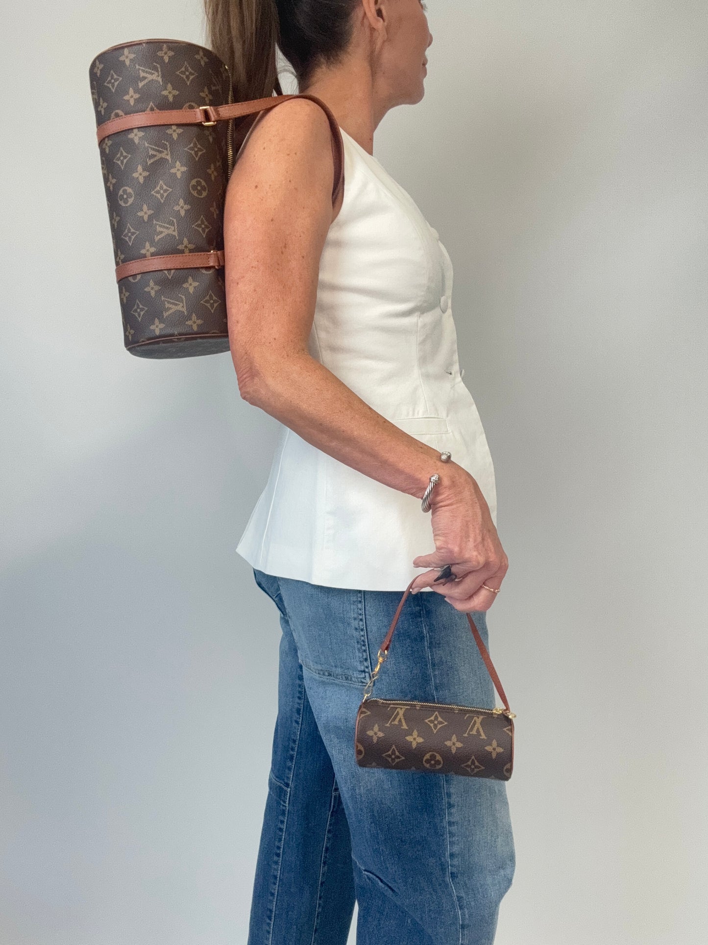 Louis Vuitton Papillon 30 With Baby Bag