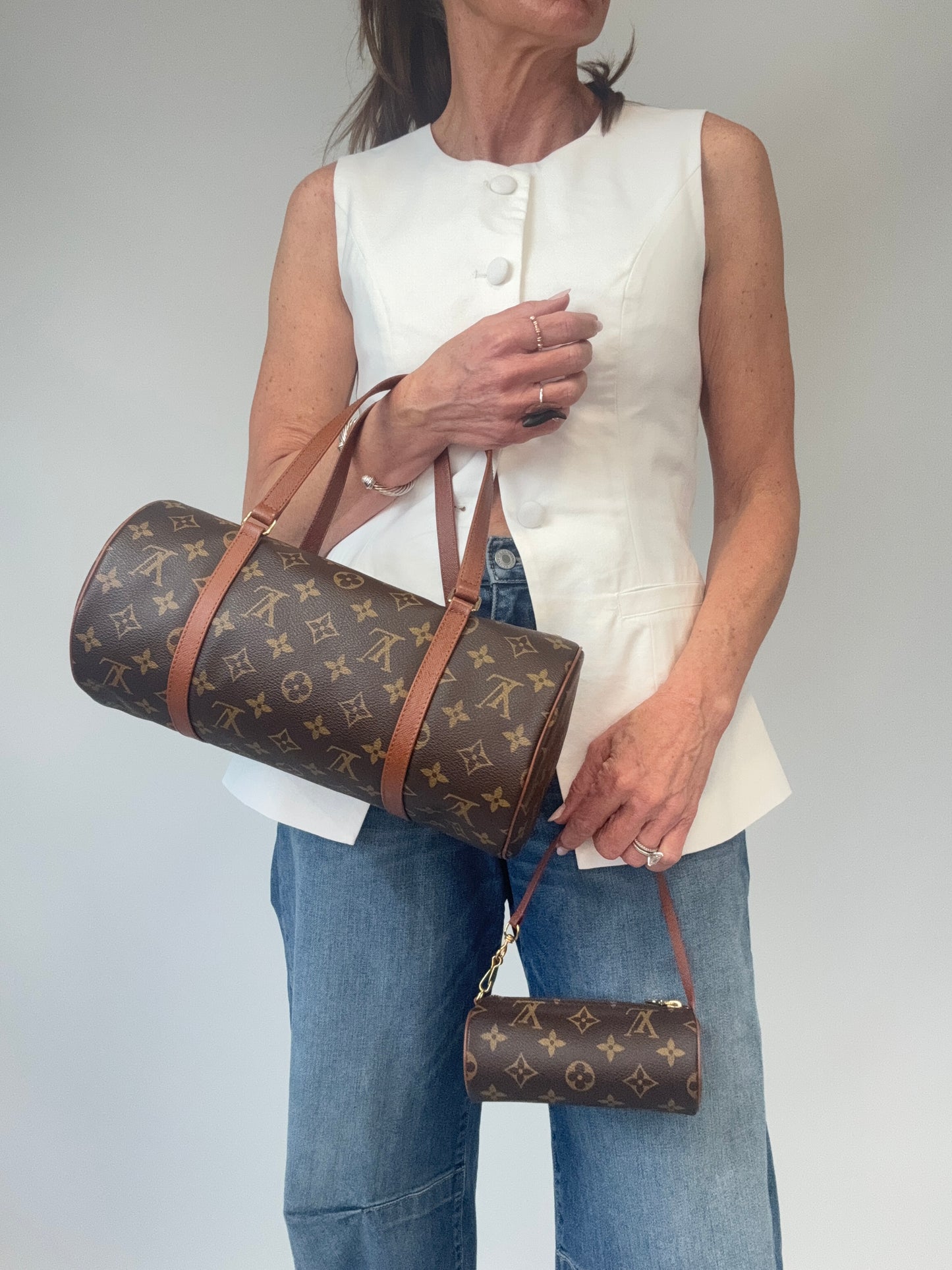 Louis Vuitton Papillon 30 With Baby Bag