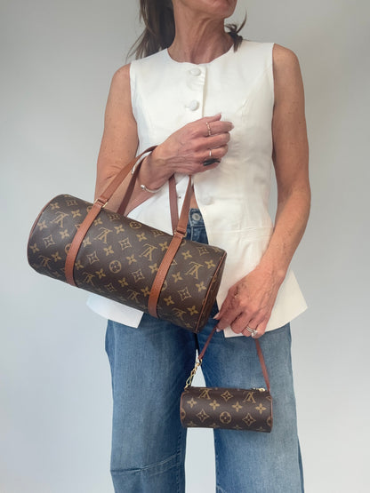 Louis Vuitton Papillon 30 With Baby Bag