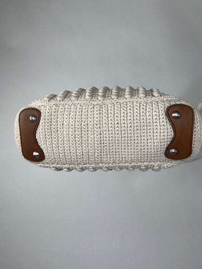 Miu Miu Rare Crochet Knit Vintage Shoulder Bag