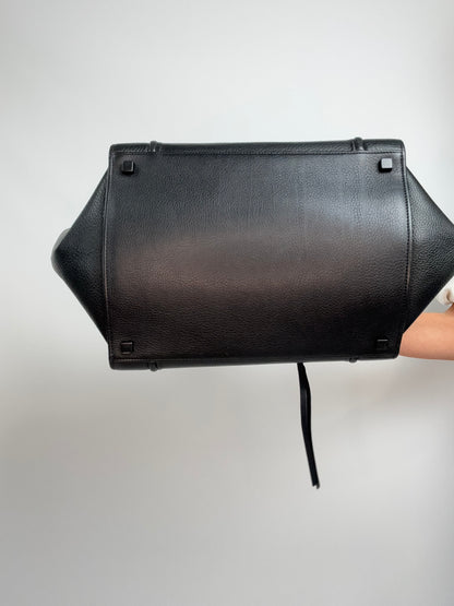 Celine Medium Phantom Luggage Tote — Black Grained Calfskin