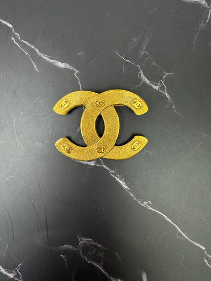 Chanel Vintage Large CC 1992 Brooch