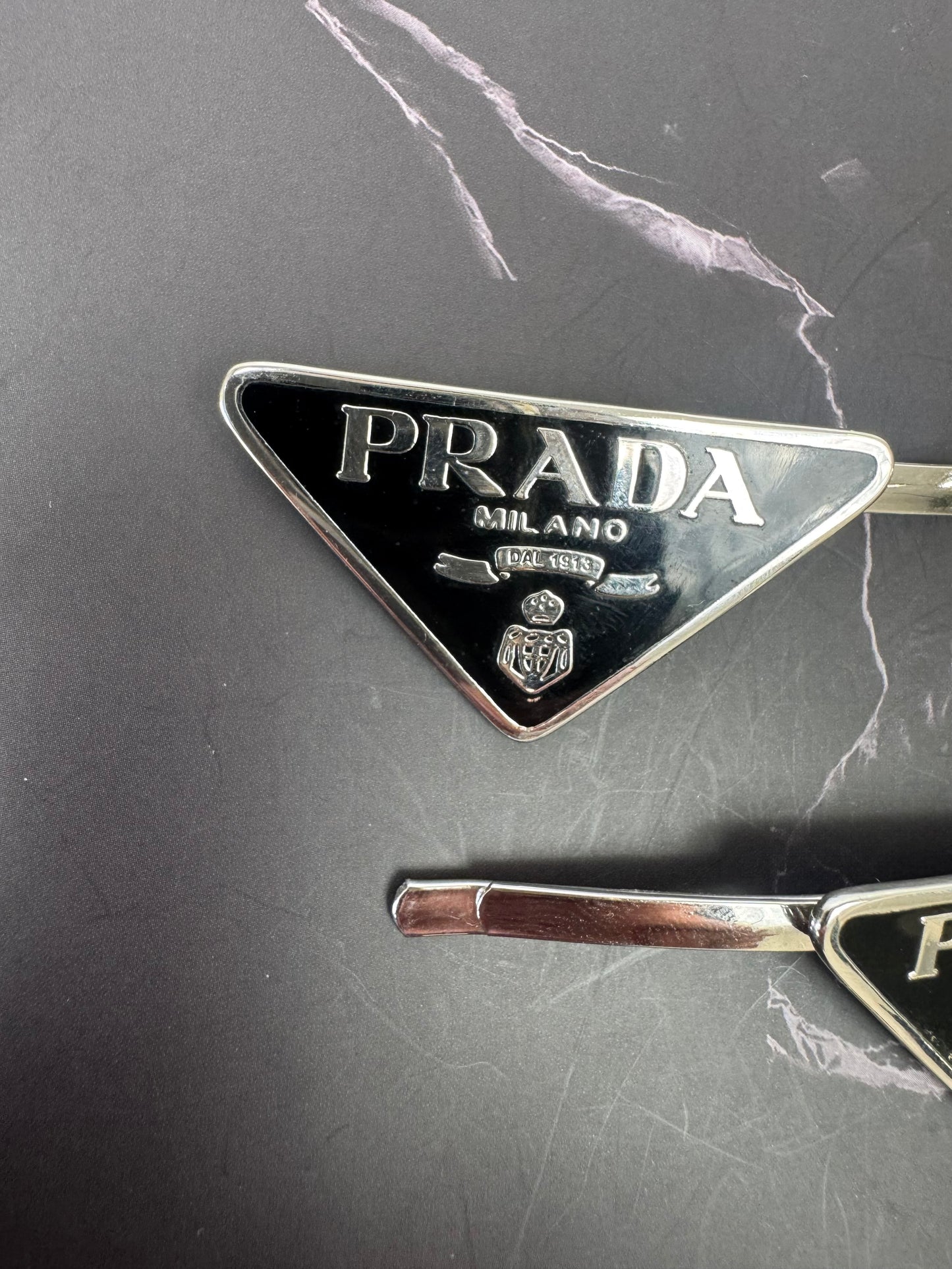 Prada hair Clips