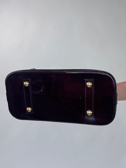 Louis Vuitton Alma GM Vernis Burgundy