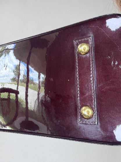 Louis Vuitton Alma GM Vernis Burgundy