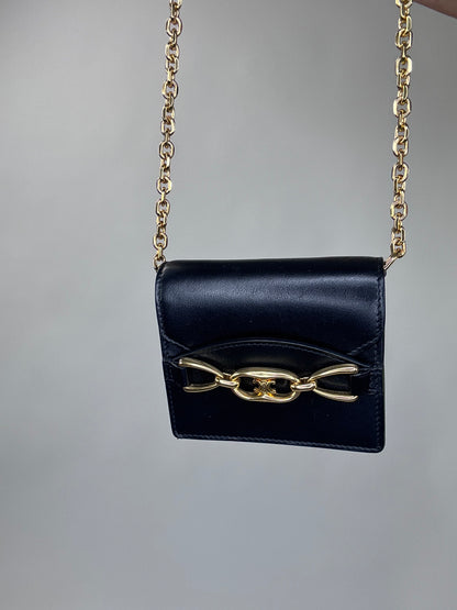 Celine Rare Mini Vintage Triomphe Crossbody Bag