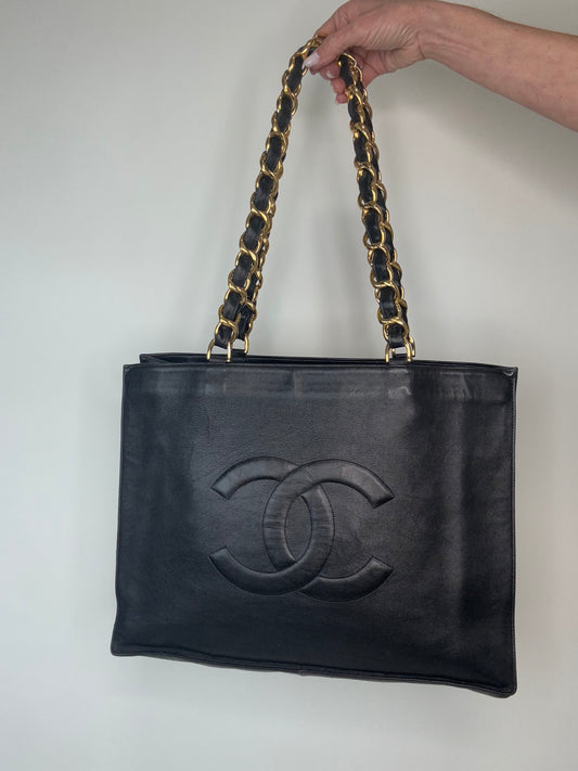 Chanel Deca Chunky Chain Tote
