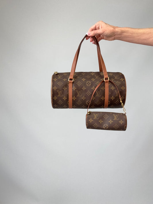Louis Vuitton Papillon 30 with Pochette – 1999 Monogram Canvas