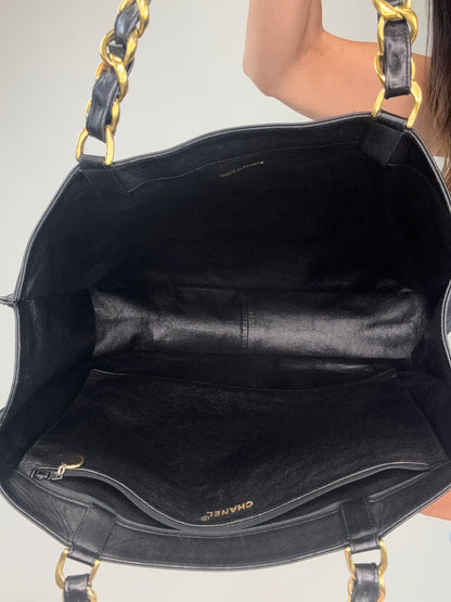 Chanel Vintage Deca Chunky Chain Tote