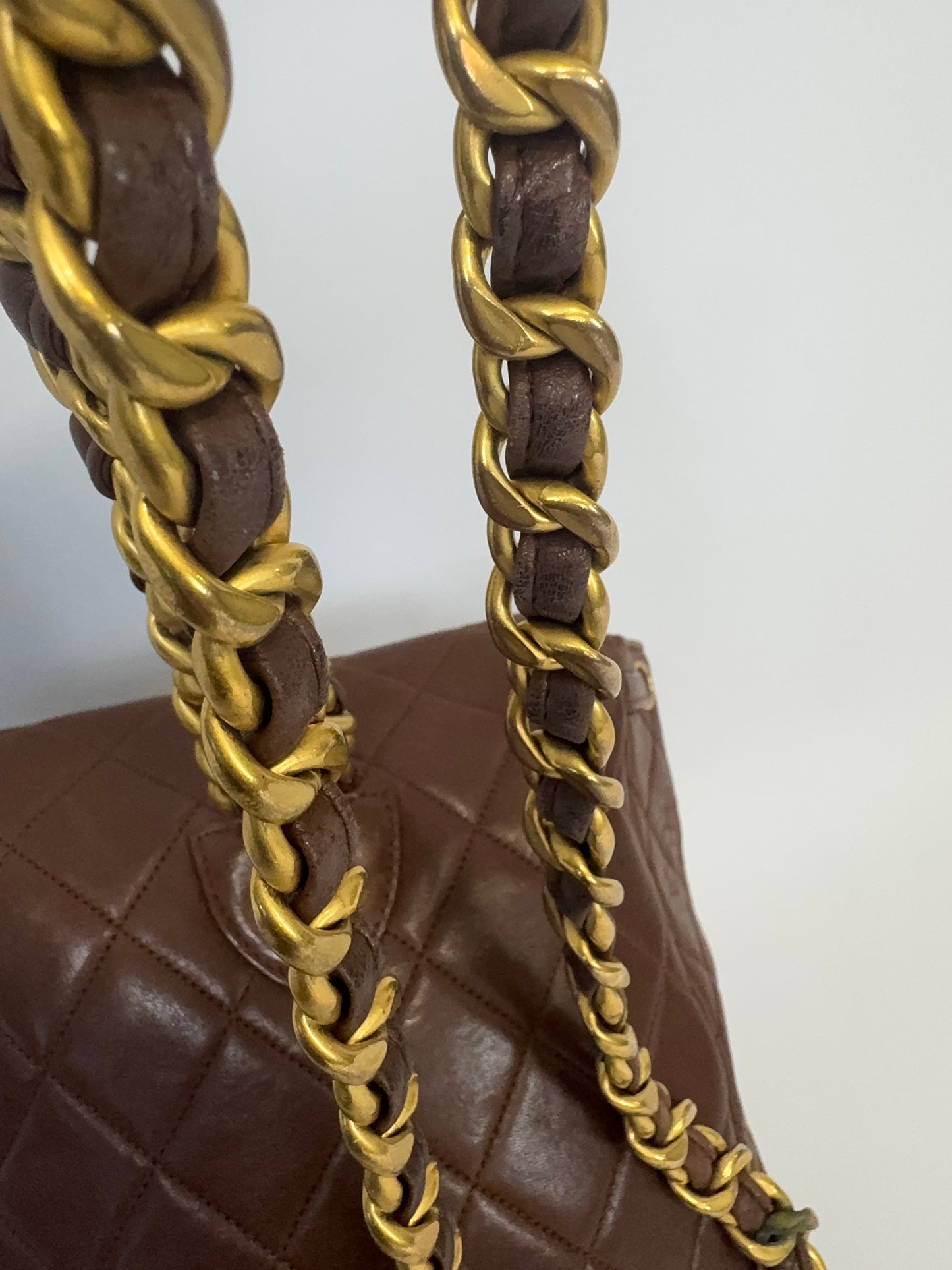 Chanel Vintage CC Duma Backpack -Brown