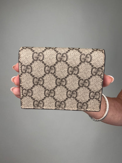 Gucci GG Monogram Cherry Wallet