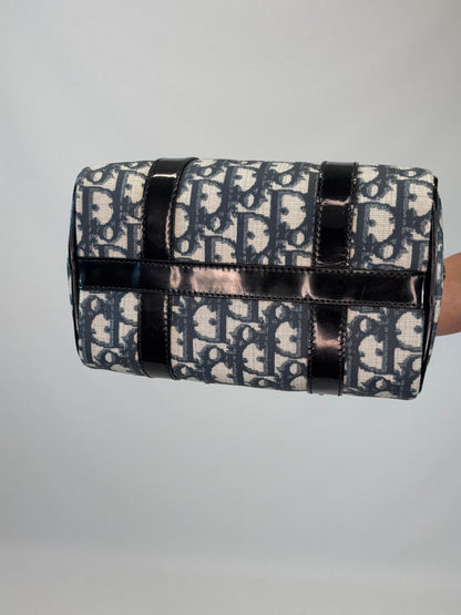 Dior Vintage Mini Diorissimo Boston Bag -Blue