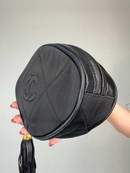 Chanel Vintage Quilted Oval Clutch