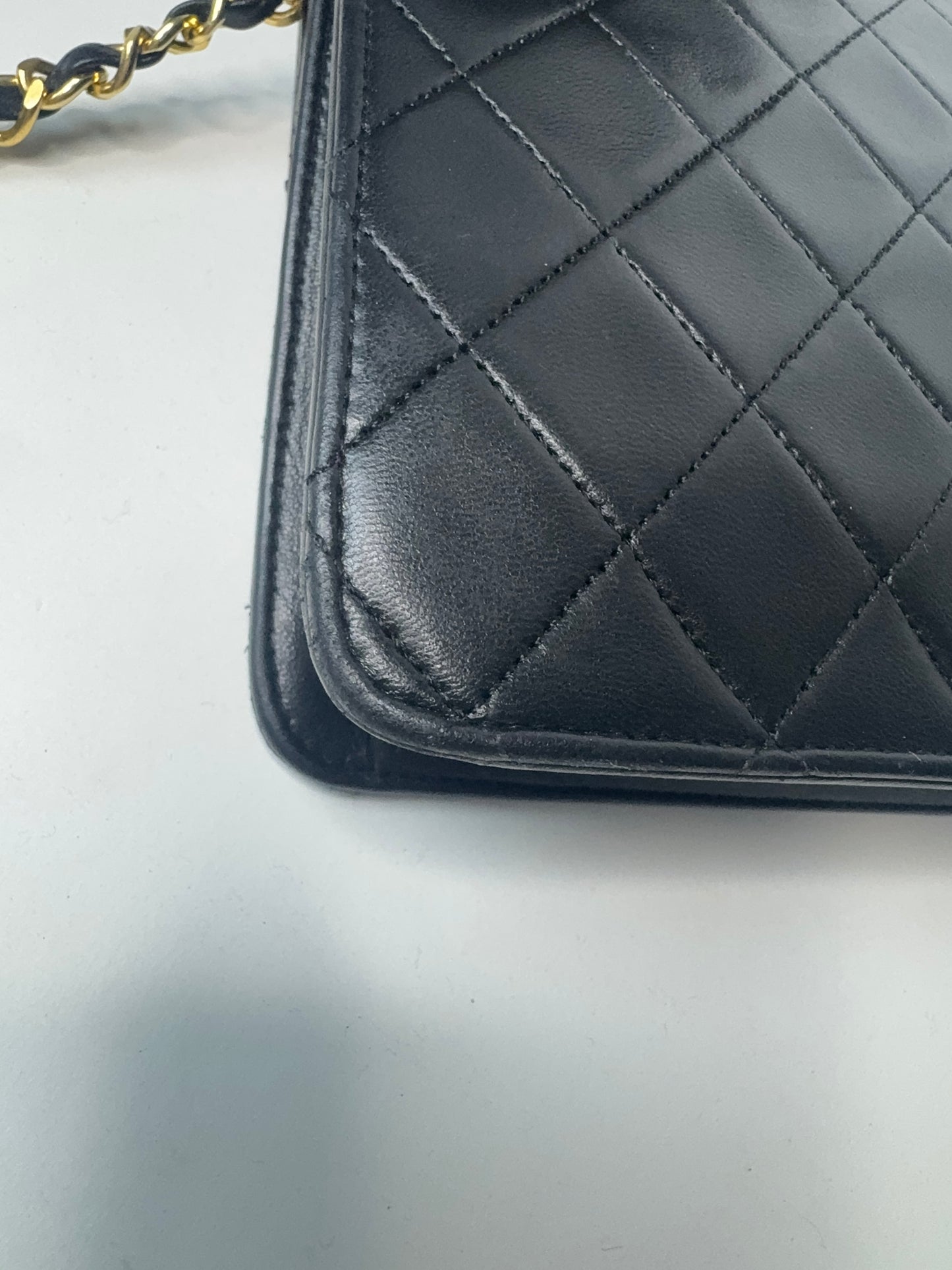 Chanel Extremely Rare Vintage Double Turn Lock Briefcase Bag