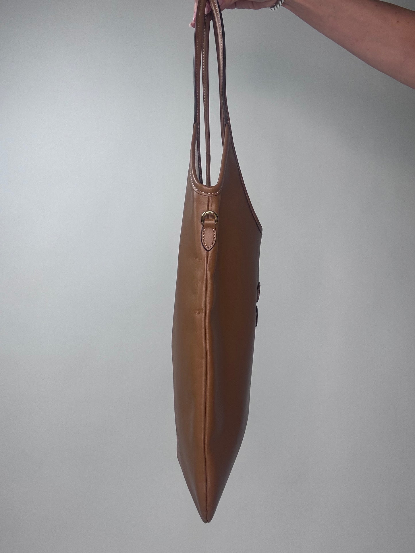 Miu Miu IVY Carmel Leather Tote Bag