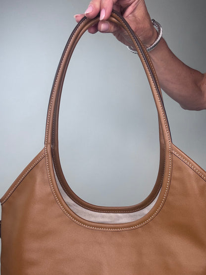 Miu Miu IVY Carmel Leather Tote Bag