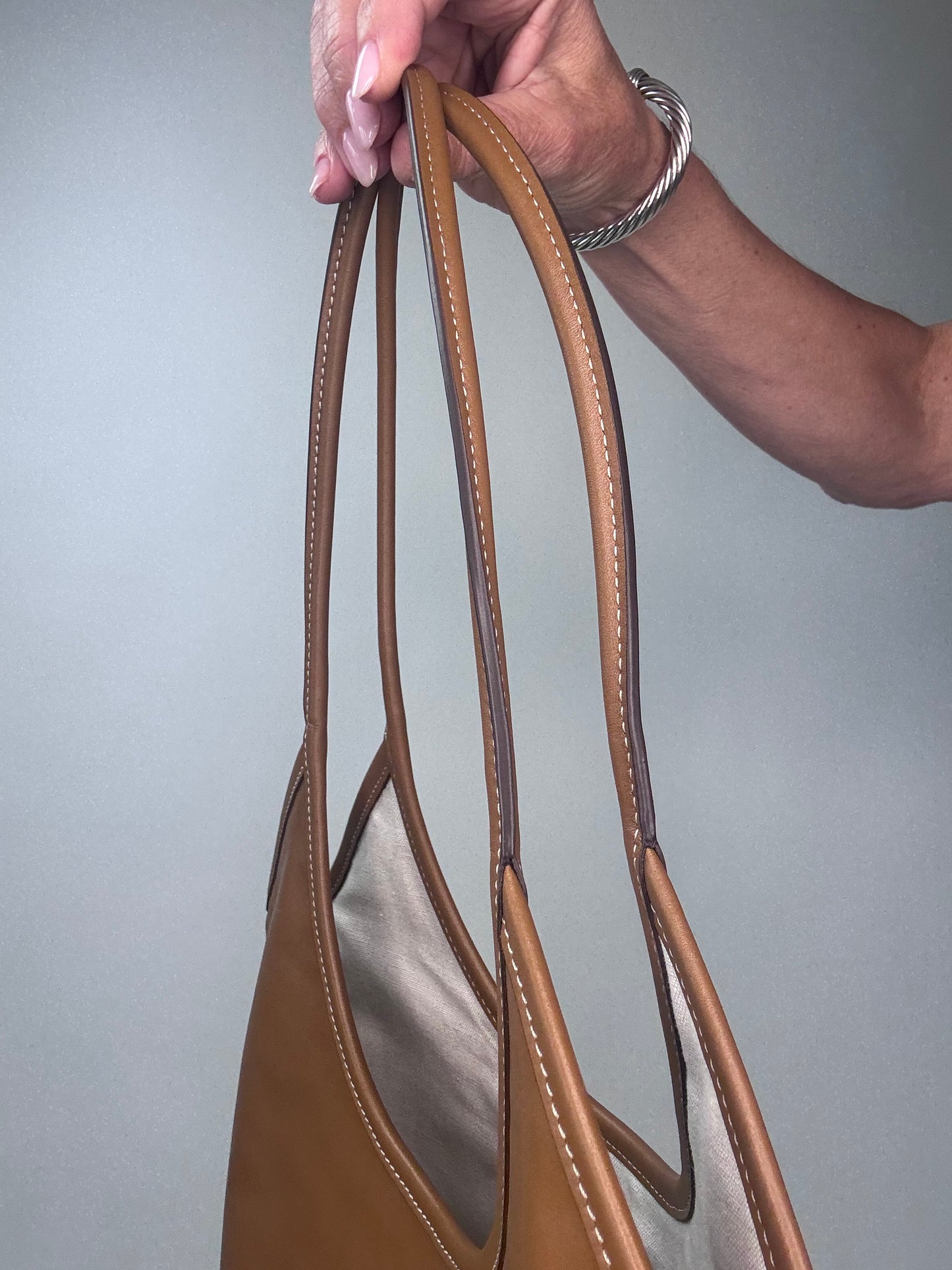 Miu Miu IVY Carmel Leather Tote Bag