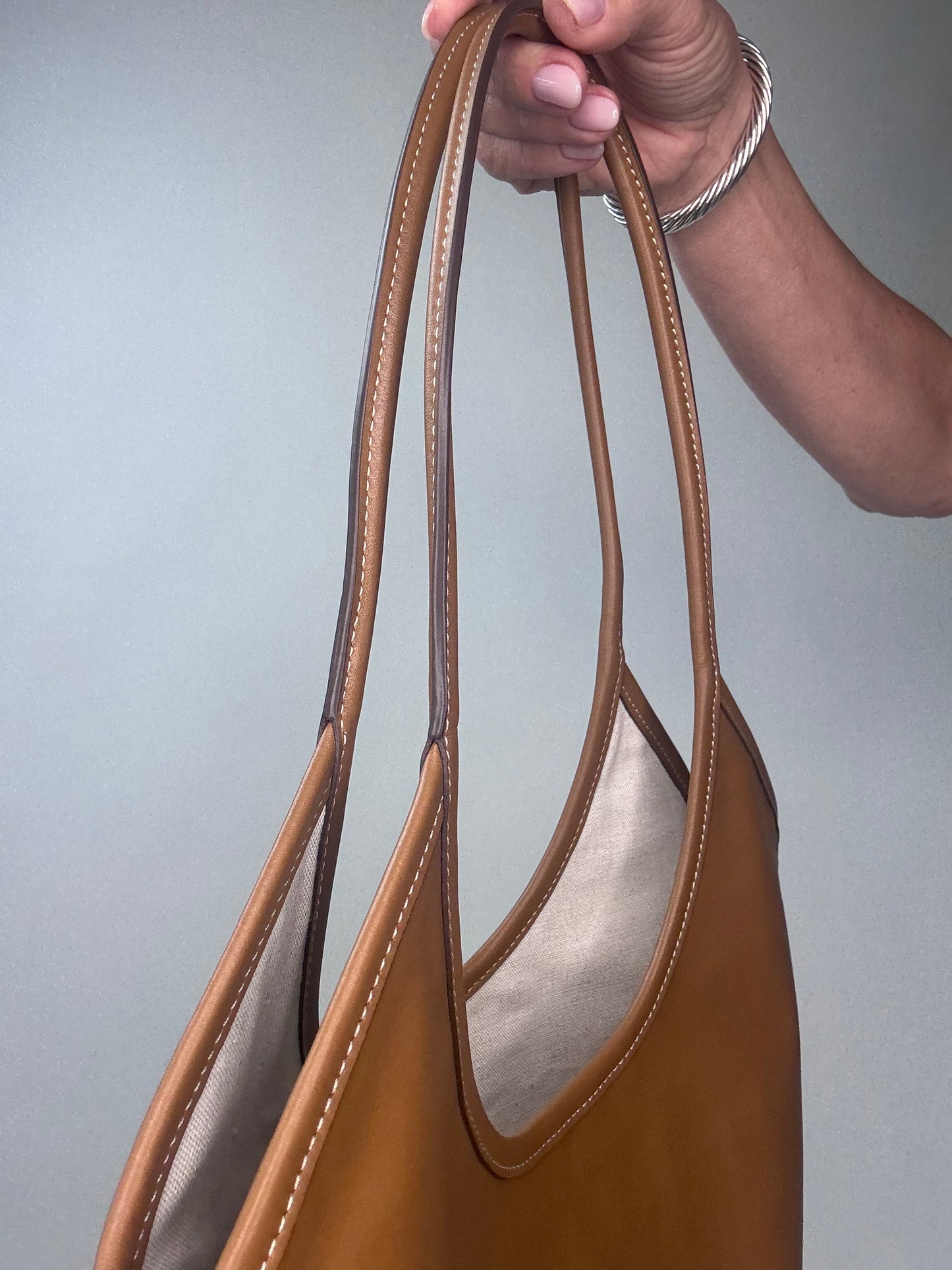 Miu Miu IVY Carmel Leather Tote Bag