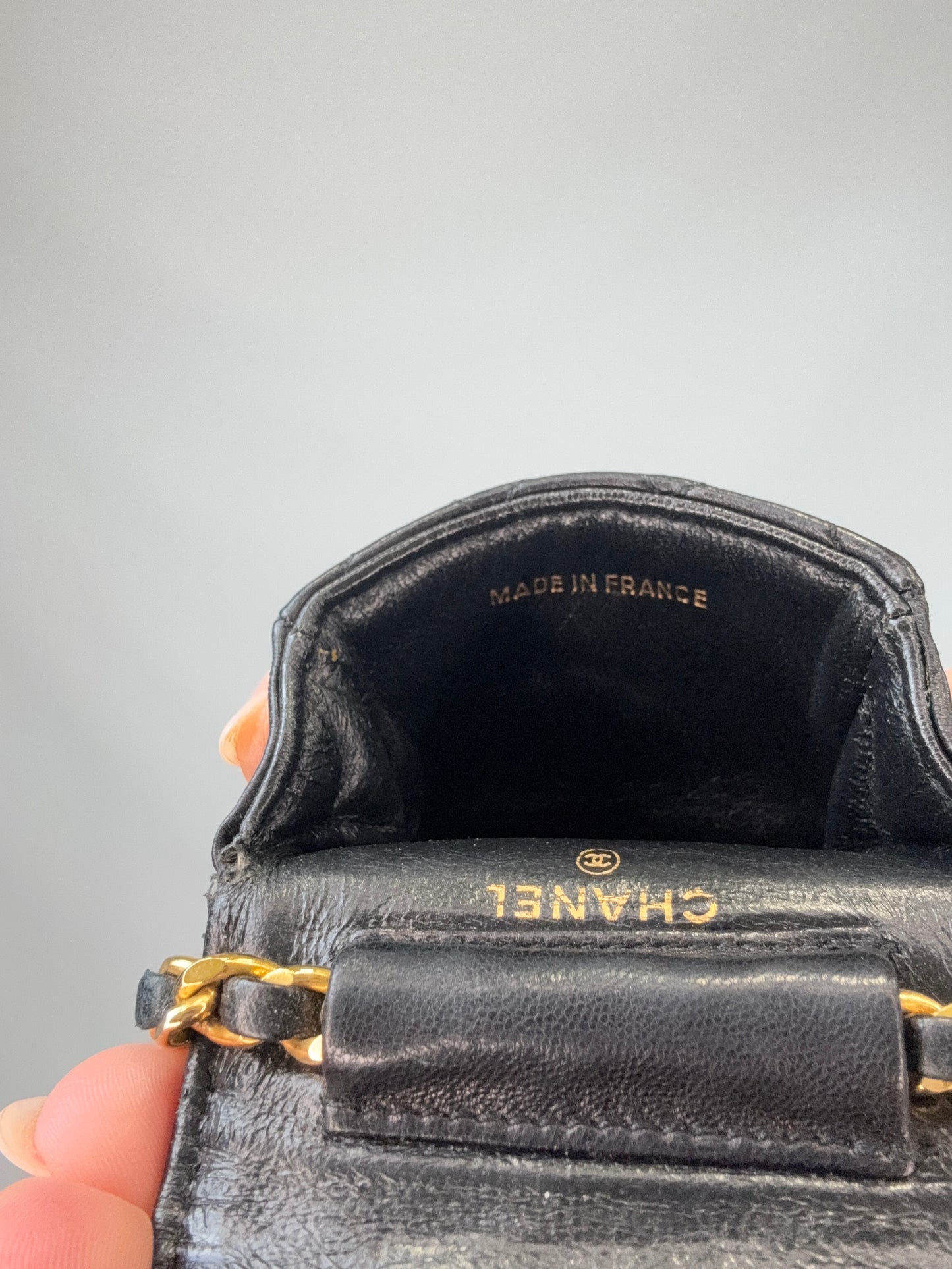 Chanel Quilted Lambskin Micro Mini Belt Bag - Black