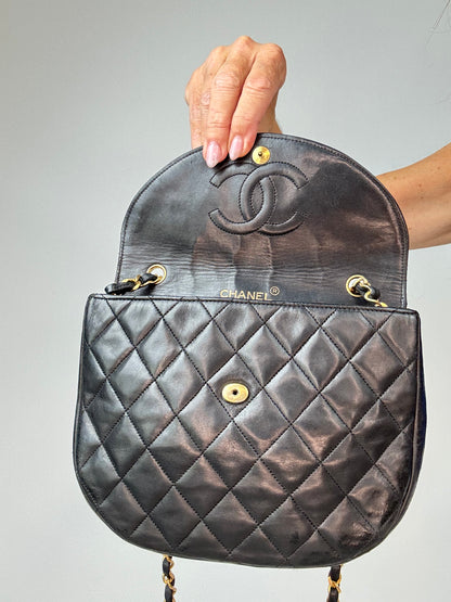 Chanel Round CC Chain Crossbody Bag 1986-1988