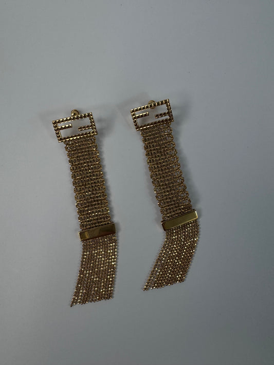 Fendi Vintage Swing Earrings