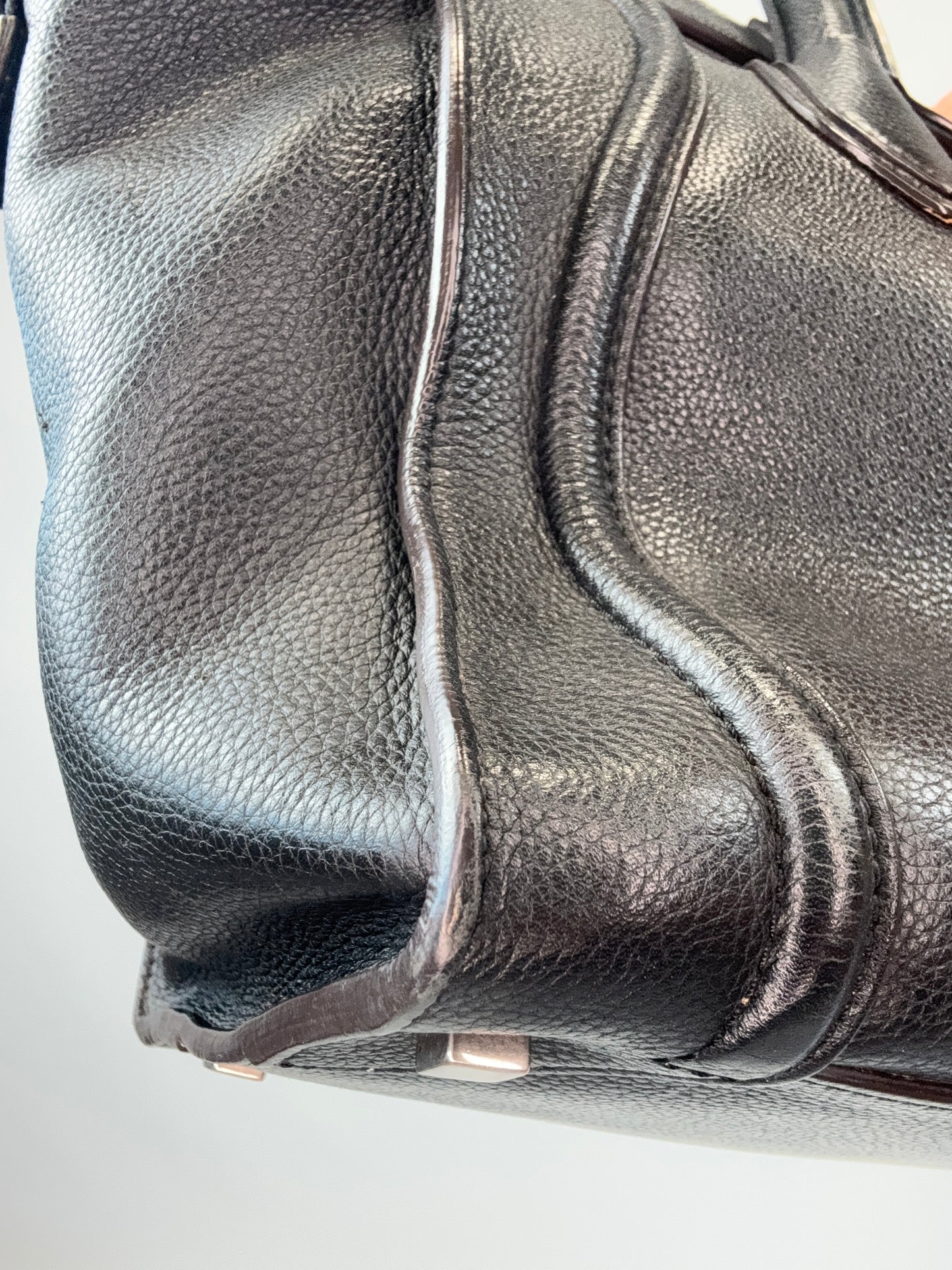 Celine Mini Phantom Luggage Tote – Black Drummed Leather
