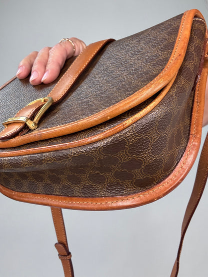 Celine Vintage Macadam Crossbody Bag