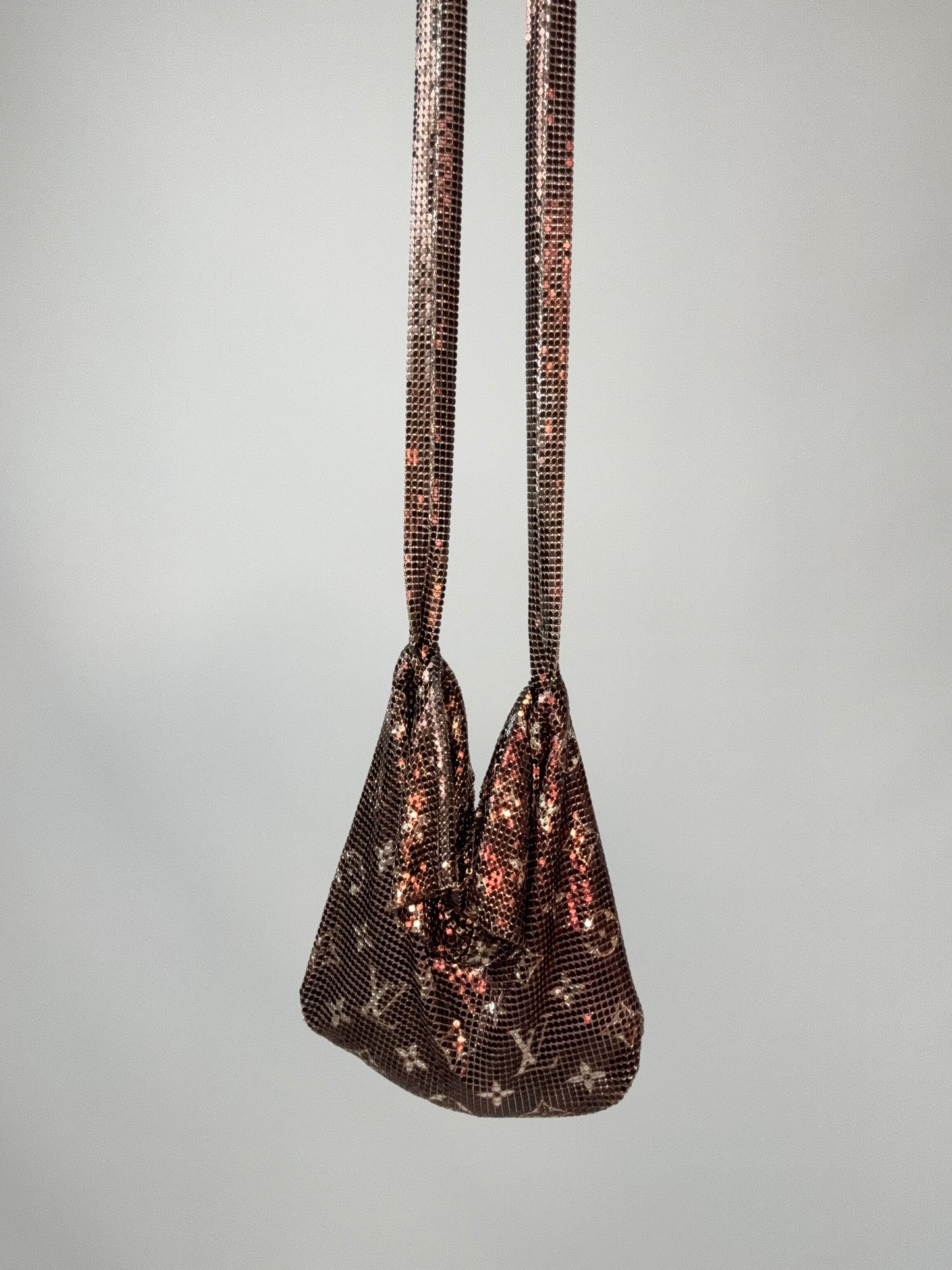 Louis Vuitton Bronze Monogram Mesh Frances Shoulder Bag