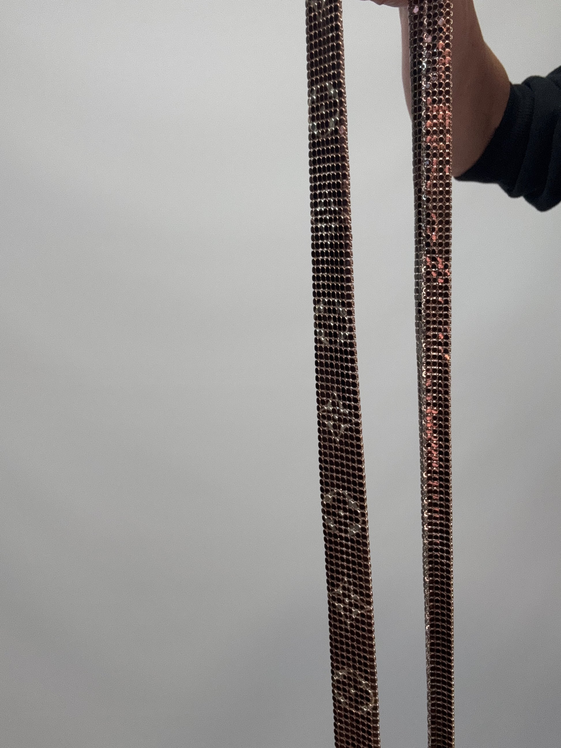 Louis Vuitton Monogram Mesh Metal Frances Bronze- shoulder strap