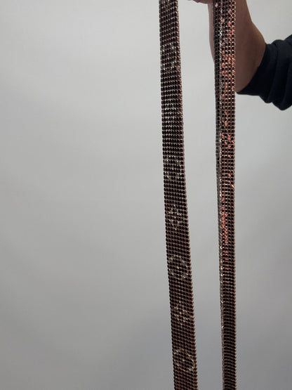 Louis Vuitton Monogram Mesh Metal Frances Bronze- shoulder strap