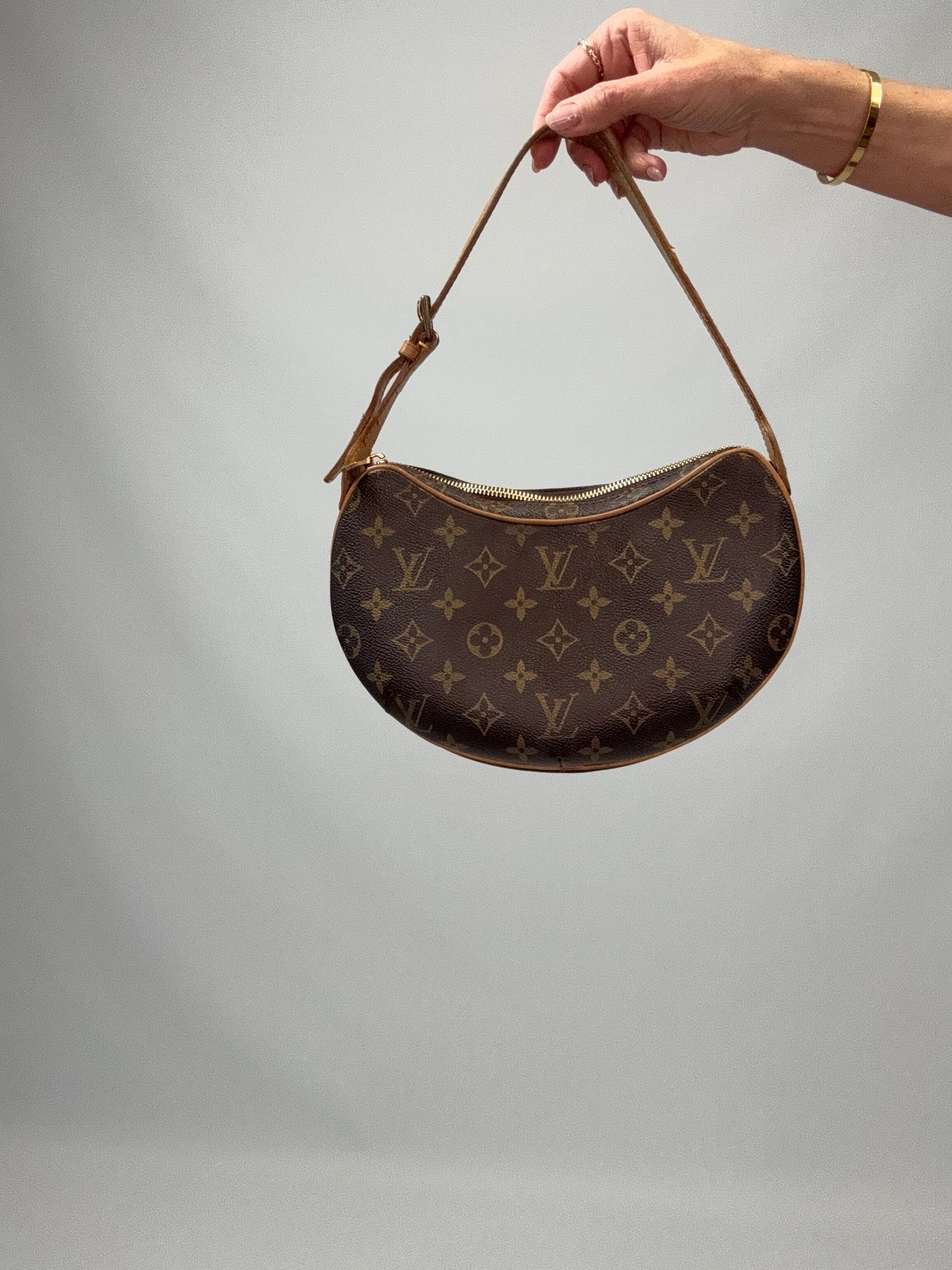 Louis Vuiiton Monogram Canvas Croissant PM Bag