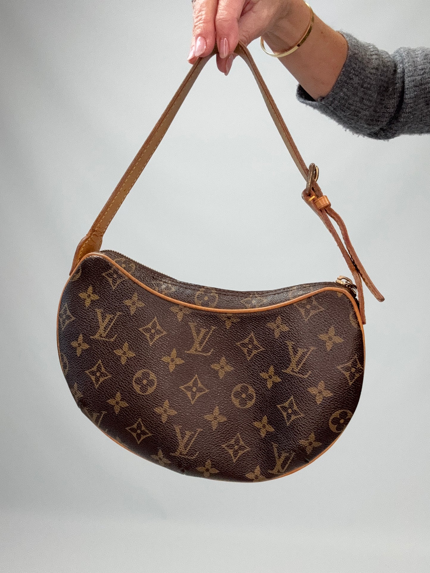 Louis Vuiiton Monogram Canvas Croissant PM Bag