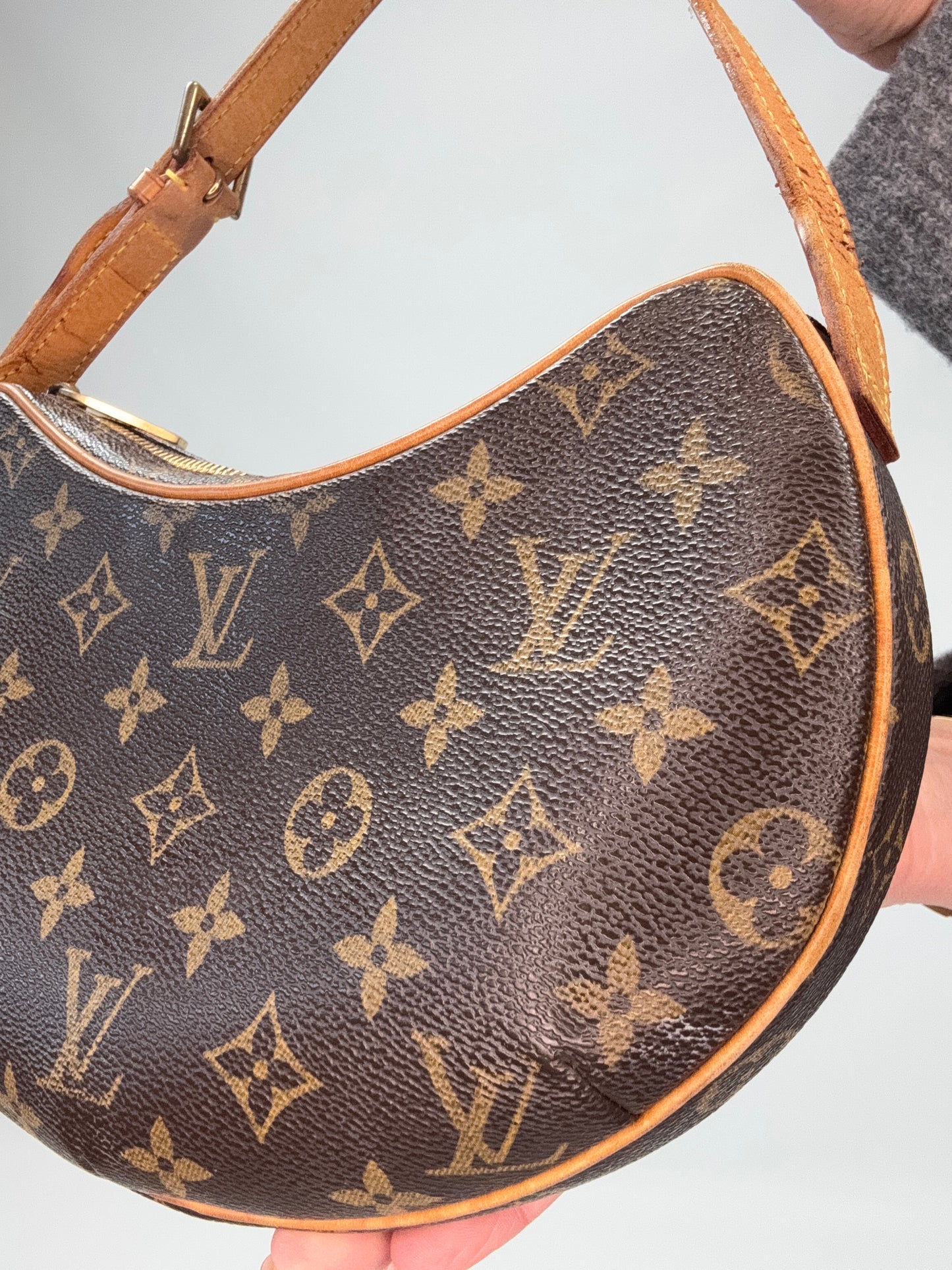 Louis Vuiiton Monogram Canvas Croissant PM Bag
